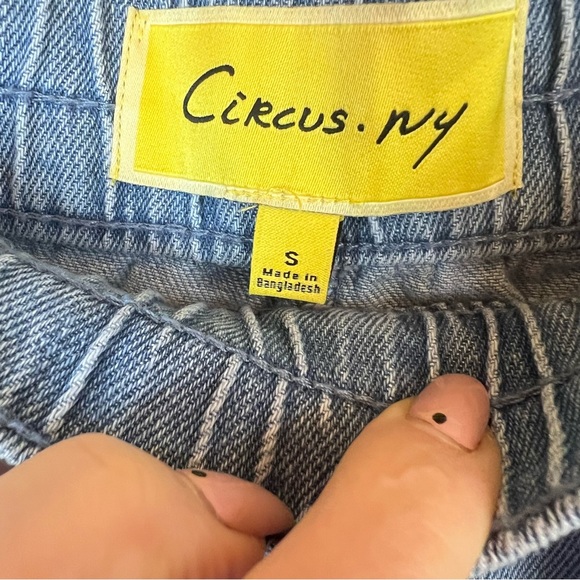 Circus by Sam Edelman Blue Parachute Wide Leg Jeans Size Small NWT - Picture 11 of 14